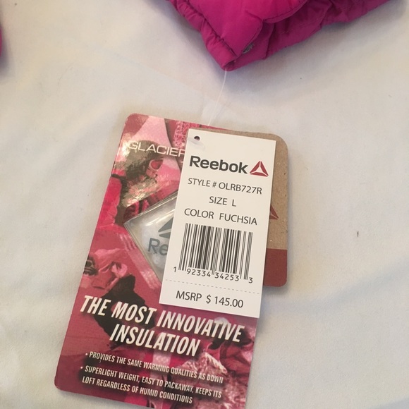 REEBOK Women’s Packable jacket NEW size LARGE - Picture 5 of 5